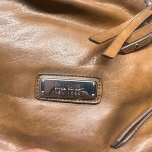 Jaclyn Smith Tan Leather Bag